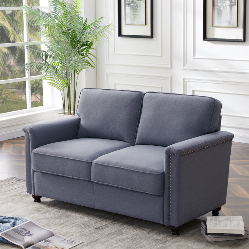 8113 2P seater brown/grey sofa