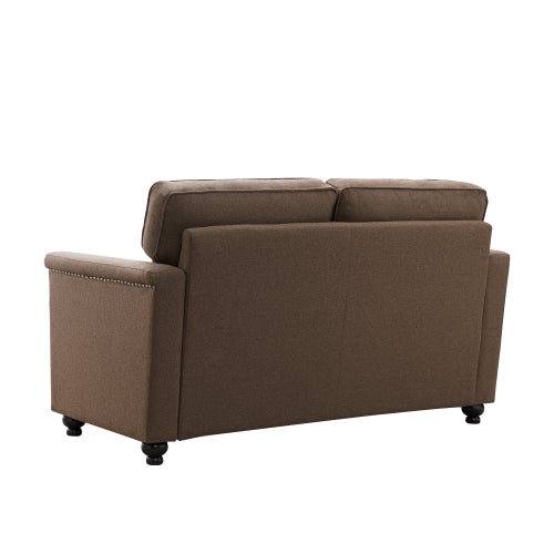 8113 2P seater brown/grey sofa