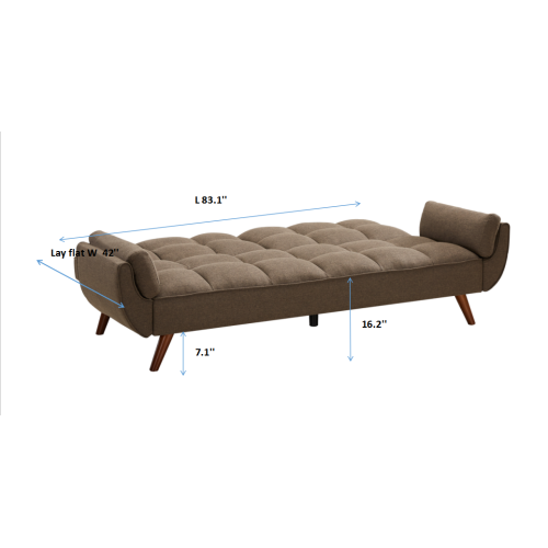 8135 SOFA BED(Brown)