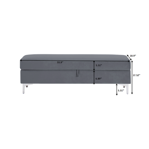 Dark Gray Leisure stool
