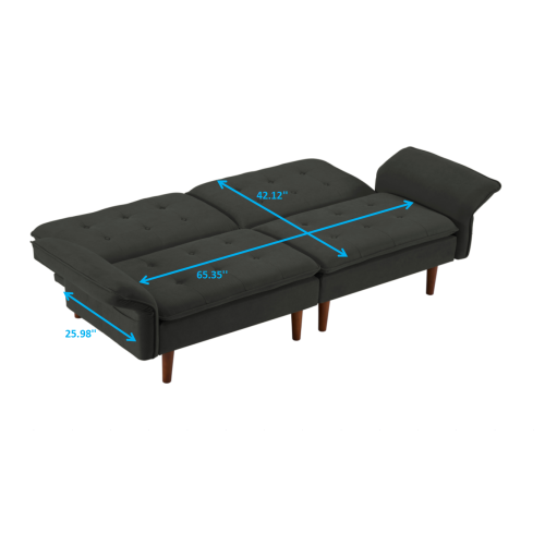 2045 Grey multifunctional sofa bed