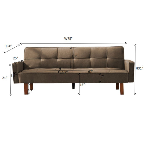 Brown Sofa Bed