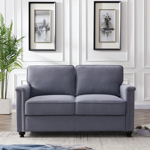 8113 2P seater brown/grey sofa