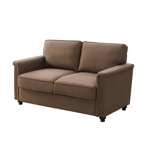 8113 2P seater brown/grey sofa