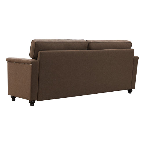 8113 3P seater brown sofa