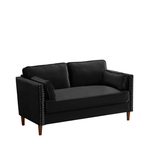 8120 2P+3P Living room black/blue sofa