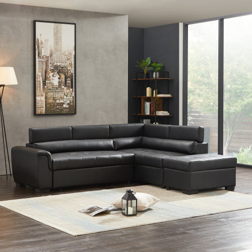 9182 BK Corner broaching sofa