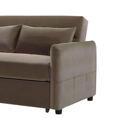 2033 Light Brown Leisure Love Sofa