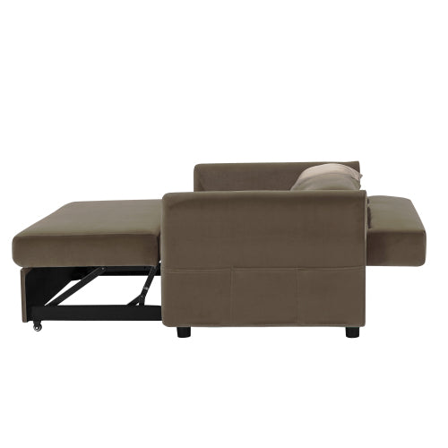 2033 Light Brown Leisure Love Sofa