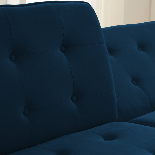 2045 Blue multifunctional sofa bed