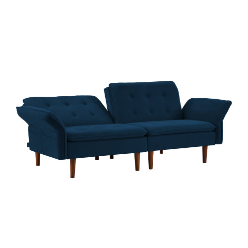 2045 Blue multifunctional sofa bed