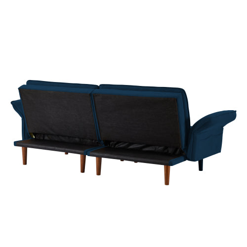 2045 Blue multifunctional sofa bed