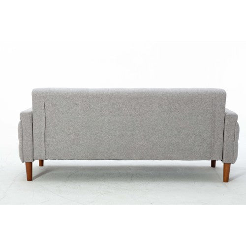 2047 Grey linen sofa