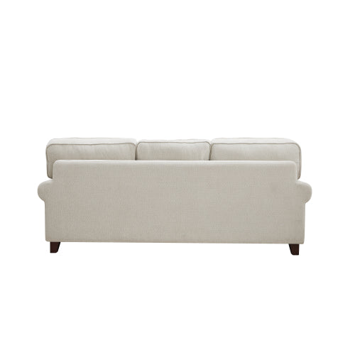 Three-Seat Sofa - Beige Chenille