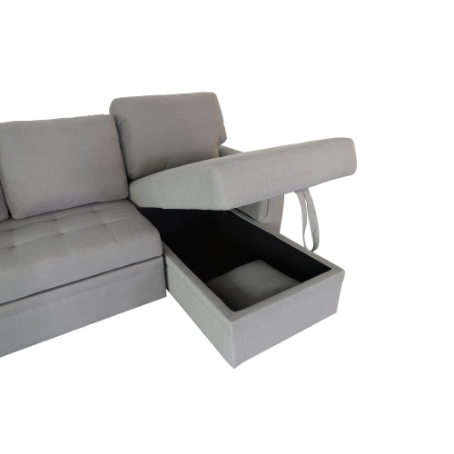 2049 Dark gray Storage Sofa Bed