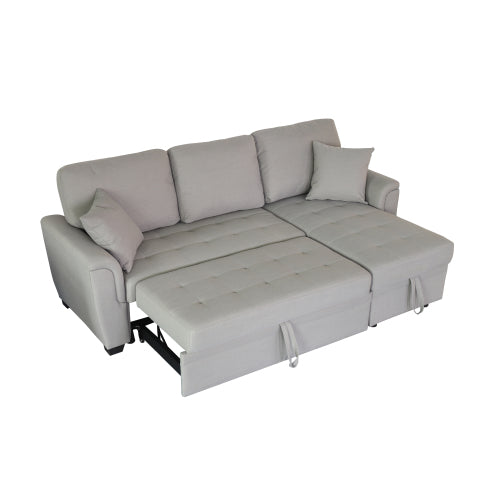 2049 Dark gray Storage Sofa Bed