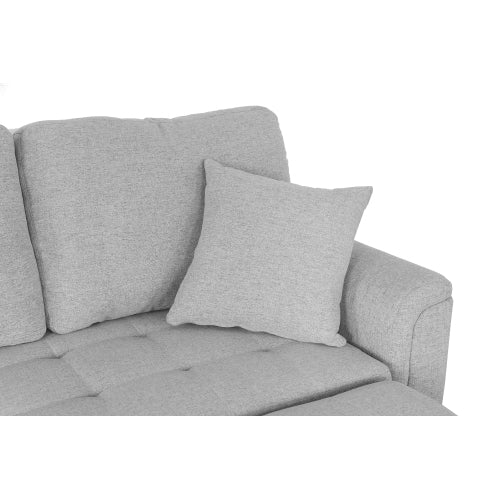 2049 light gray storage sofa bed