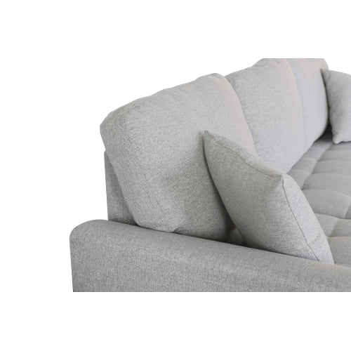 2049 light gray storage sofa bed