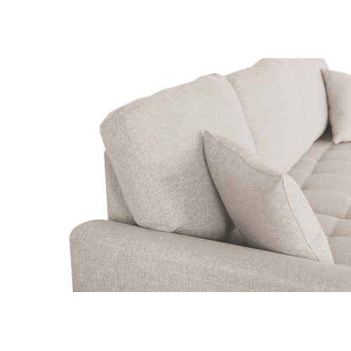 2049 Beige Storage Sofa Bed