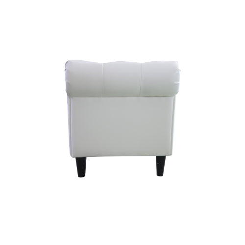 White Multifunctional Storage Rectangular Sofa Stool