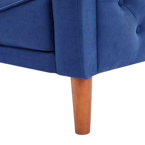 2047 three-seat sofa - blue